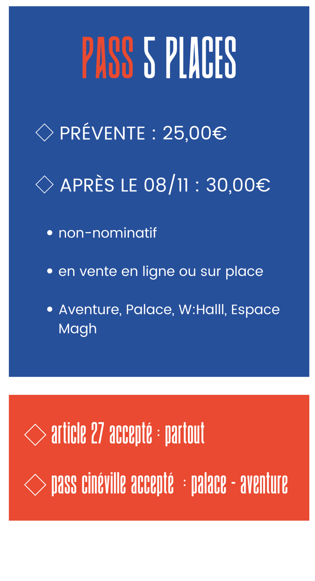 Tarifs Cinemamed 2023 – pass Tarifs Cinemamed 2023 – pass