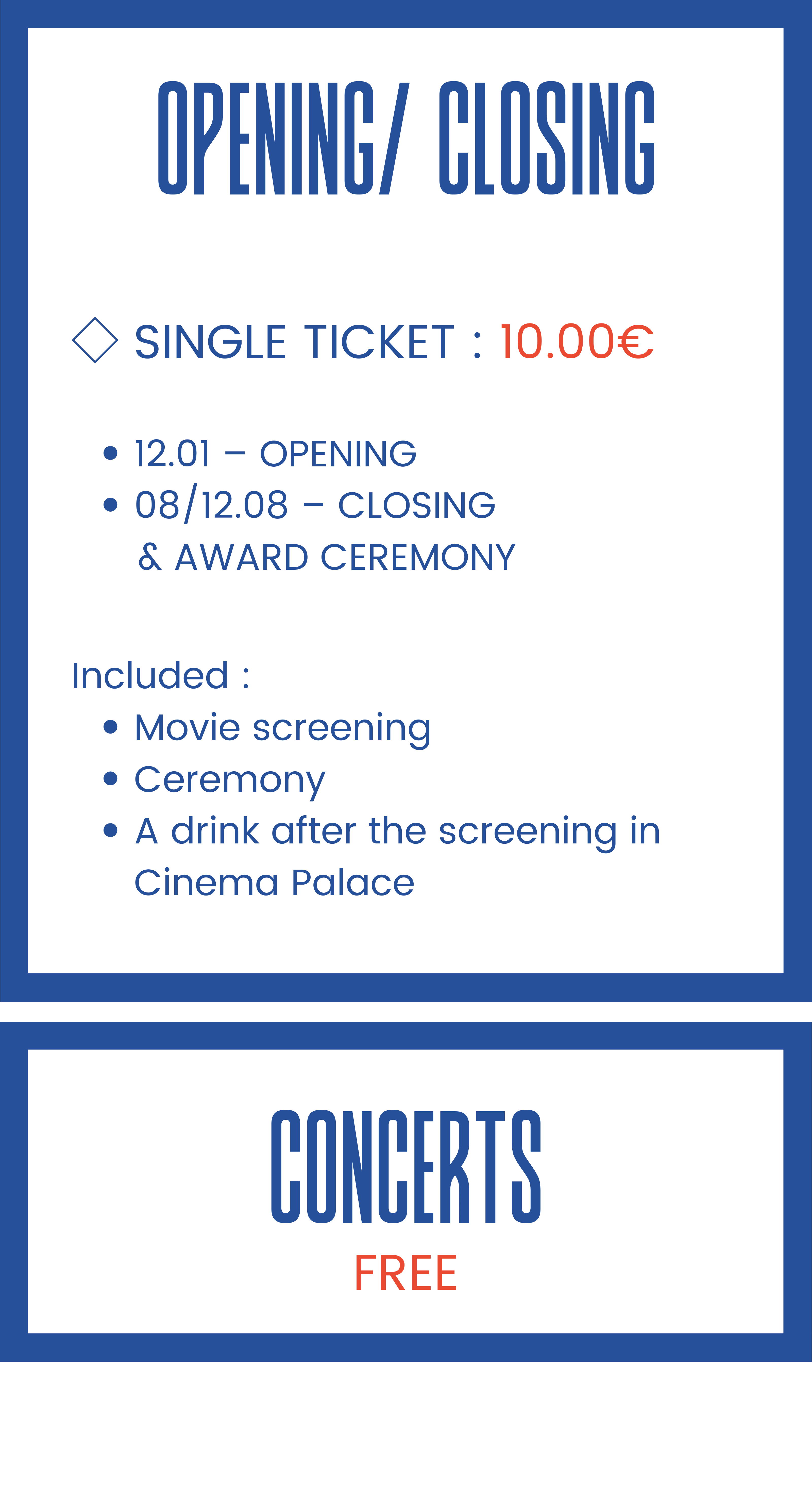 Cinemamed Tickets 2023
